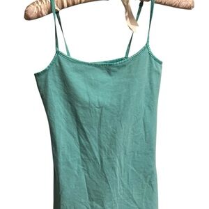 Women's Teal Spaghetti Strap Tank Top